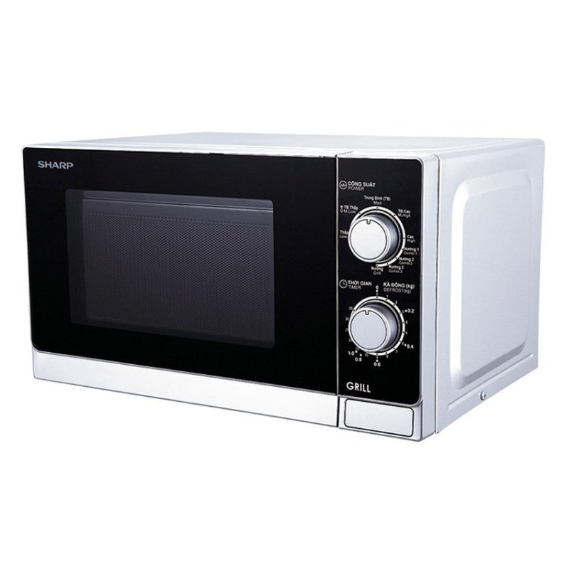 Lò vi sóng cơ có nướng Sharp R-G222VN-S 20L (Bạc)