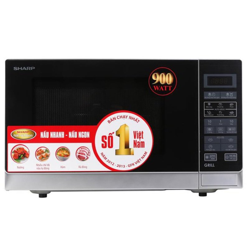 Lò vi sóng có nướng điện tử Sharp R-G572VN-S 25L (Trắng)