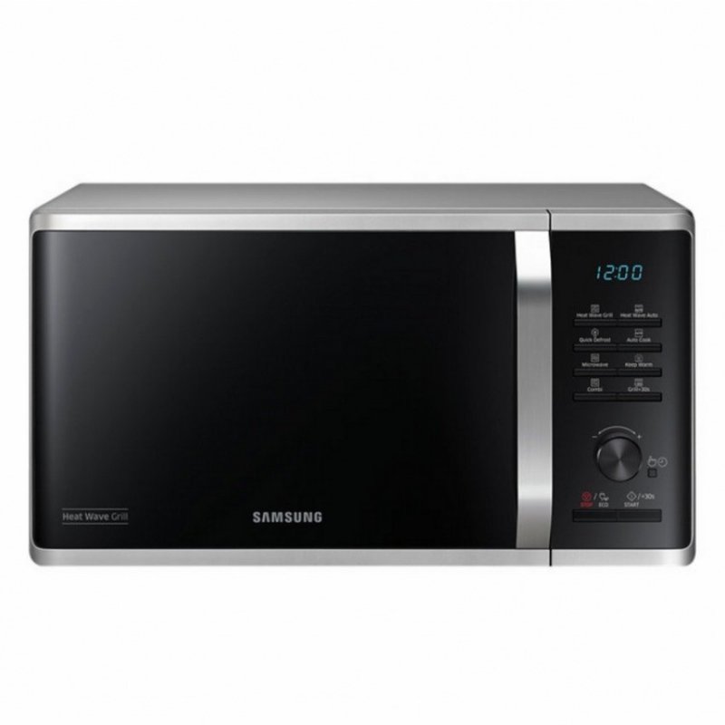 Lò vi sóng có nướng Samsung MG23K3575AS (Bạc cửa đen)