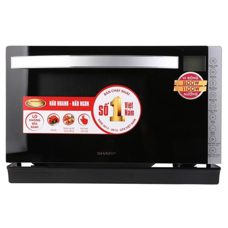 Lò vi sóng khoang lò phẳng Sharp R-G752FVN-S 27L (Trắng)