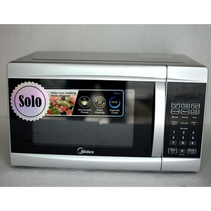Lò vi sóng Midea MMO-23GS1(Bạc) + Tặng bộ chén sứ đũa cao cấp trị giá 250,000vnđ