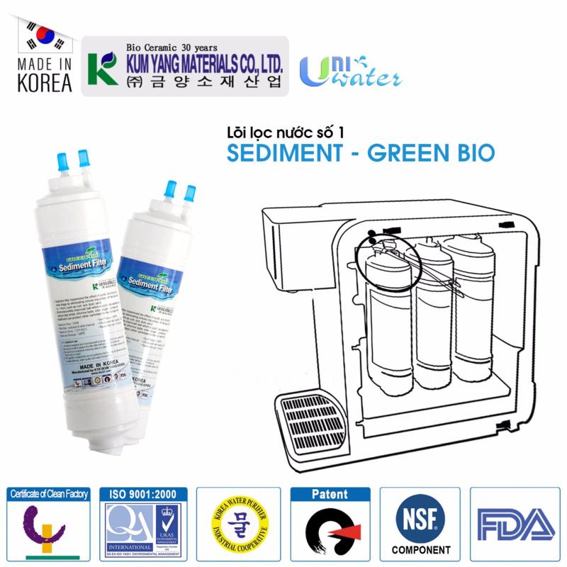 Lõi lọc nước Sediment Hàn Quốc - Green Bio ( Trụ số 1 )