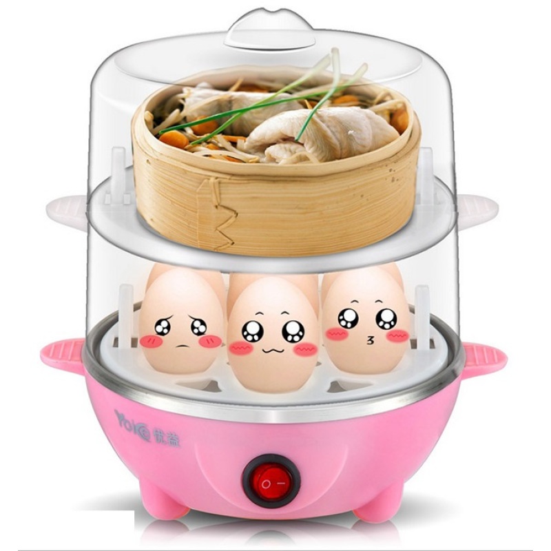 Máy hấp trứng thức ăn đa năng 2 tầng