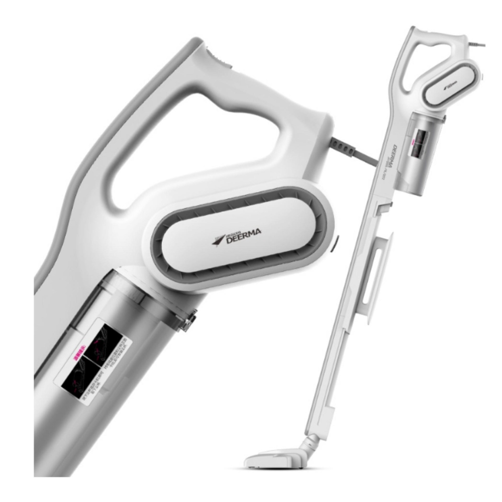 Máy Hút Bụi Cầm Tay Cao Cấp DEERMA ( Trắng ) DX700 600W Công nghệ lốc xoáy Pro Cyclone - Bảo hành 12 tháng