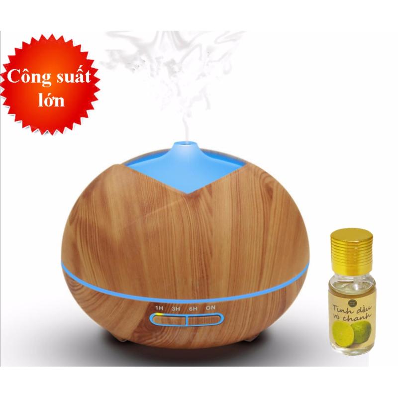 Bảng giá Máy khuếch tán tinh dầu dung tích 300ml tặng 10ml tinh dầu chanh Ngọc Tuyết