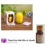 Máy khuếch tán tinh dầu kiêm đèn ngủ Lemon Humidifer có tặng kèm tinh dầu sả chanh PKCB-MAYTINHDAU