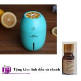 Máy khuếch tán tinh dầu kiêm đèn ngủ Lemon Humidifer có tặng kèm tinh dầu sả chanh PKCB-MAYTINHDAU