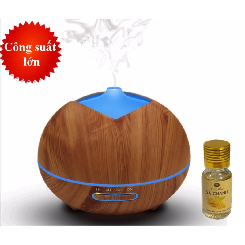 Bảng giá Máy khuếch tán tinh dầu làm ẩm phòng dung tích 300ml tặng 10ml tinh dầu sả chanh Ngọc Tuyết