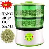 Máy làm giá đỗ rau mầm Bách Khoa tự động BKCN1 -  Tặng 200gr đậu xanh