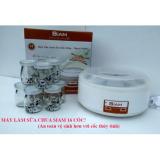 Máy làm sữa chua 16 cốc thủy tinh