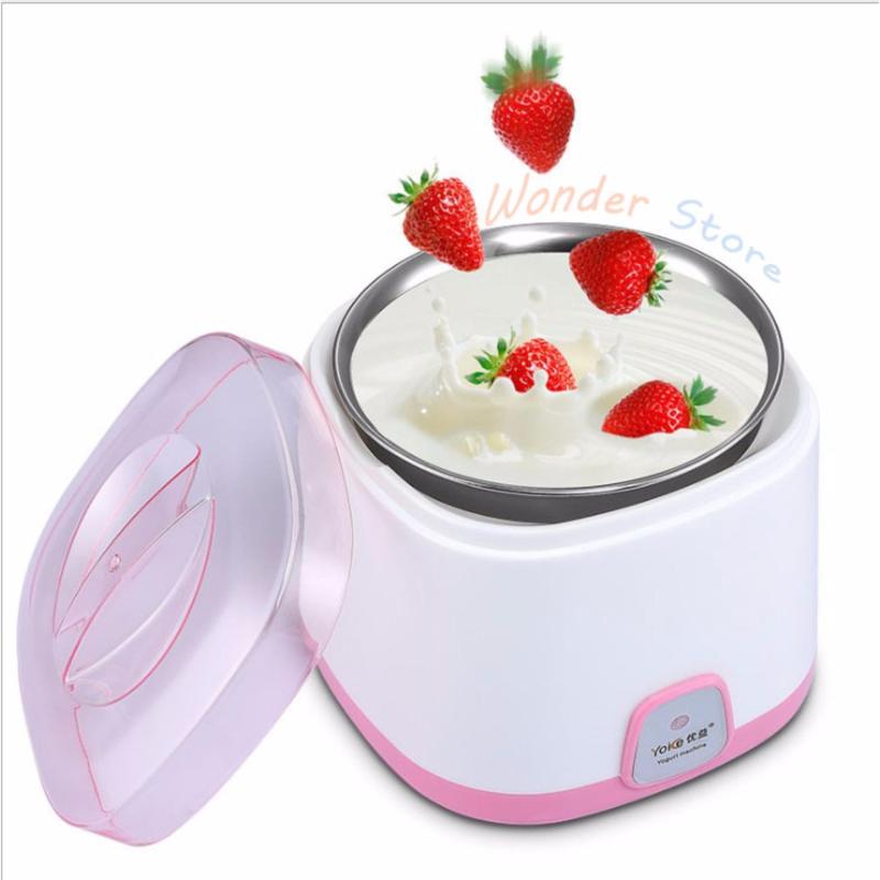 Máy làm sữa chua Yoice 1L (Trắng) nồi ủ sữa chua tự động 15W