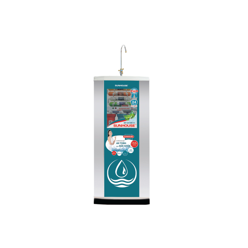 Máy lọc nước R.O 10 lõi lọc Sunhouse SHR88010K