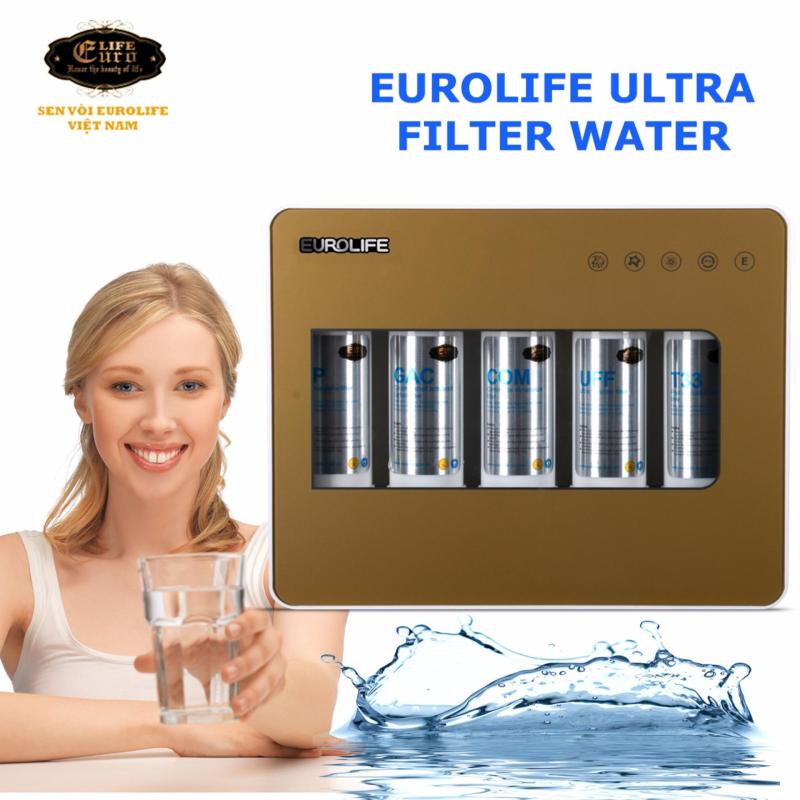 Máy lọc nước uống trực tiếp 5 cấp độ lọc Eurolife EL-UF5 (Gold)