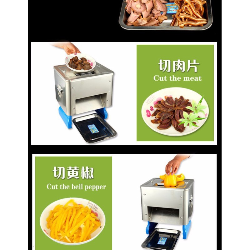 Máy thái thịt bò tươi sống SS-70 Loại 2 Cửa Thái Tiện Dụng