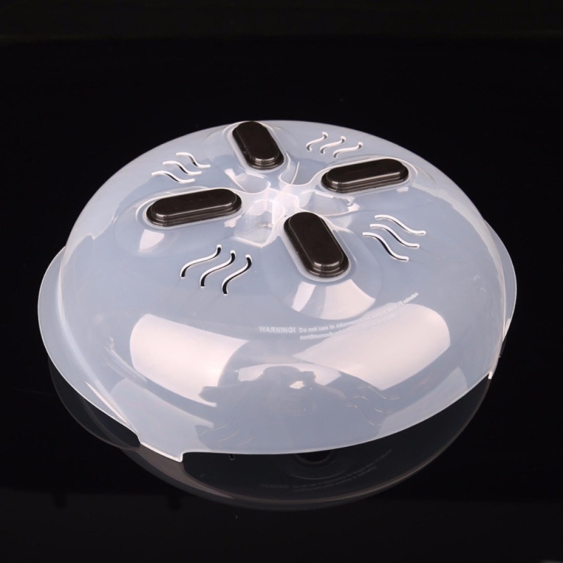 New Safe Food Splatter Guard Microwave Hover Anti-Sputtering Cover with Steam Vents 11.5" - intl