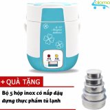 Nồi cơm điện 1.2 lít meiyun cfx-b12 + tặng bộ 5 hộp inox có nắp