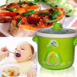 Nồi hầm nấu cháo chậm đa năng cho bé kèm kho thịt, cá lõi sứ 2,5l