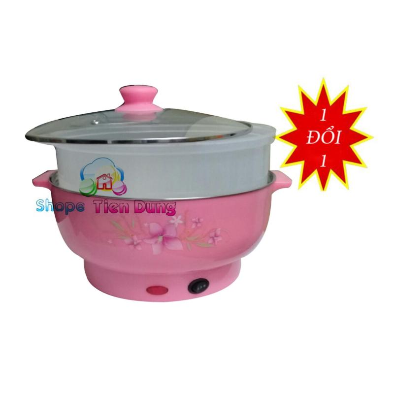noi hap dien 2 tang - Nồi hấp điện đa năng cao cấp, tiện dụng, bền đẹp, sang trọng, Giá hấp dẫn, BH 1 đổi 1 bởi Shope Tien Dung