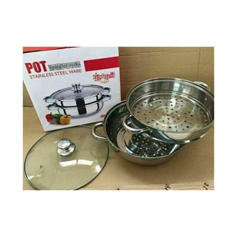 nồi hấp Pot 2 tầng