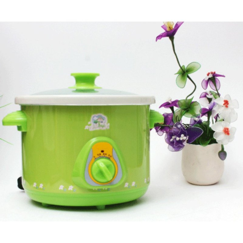 Nồi kho cá và nấu cháo bằng điện đa năng 1,5L (Xanh)