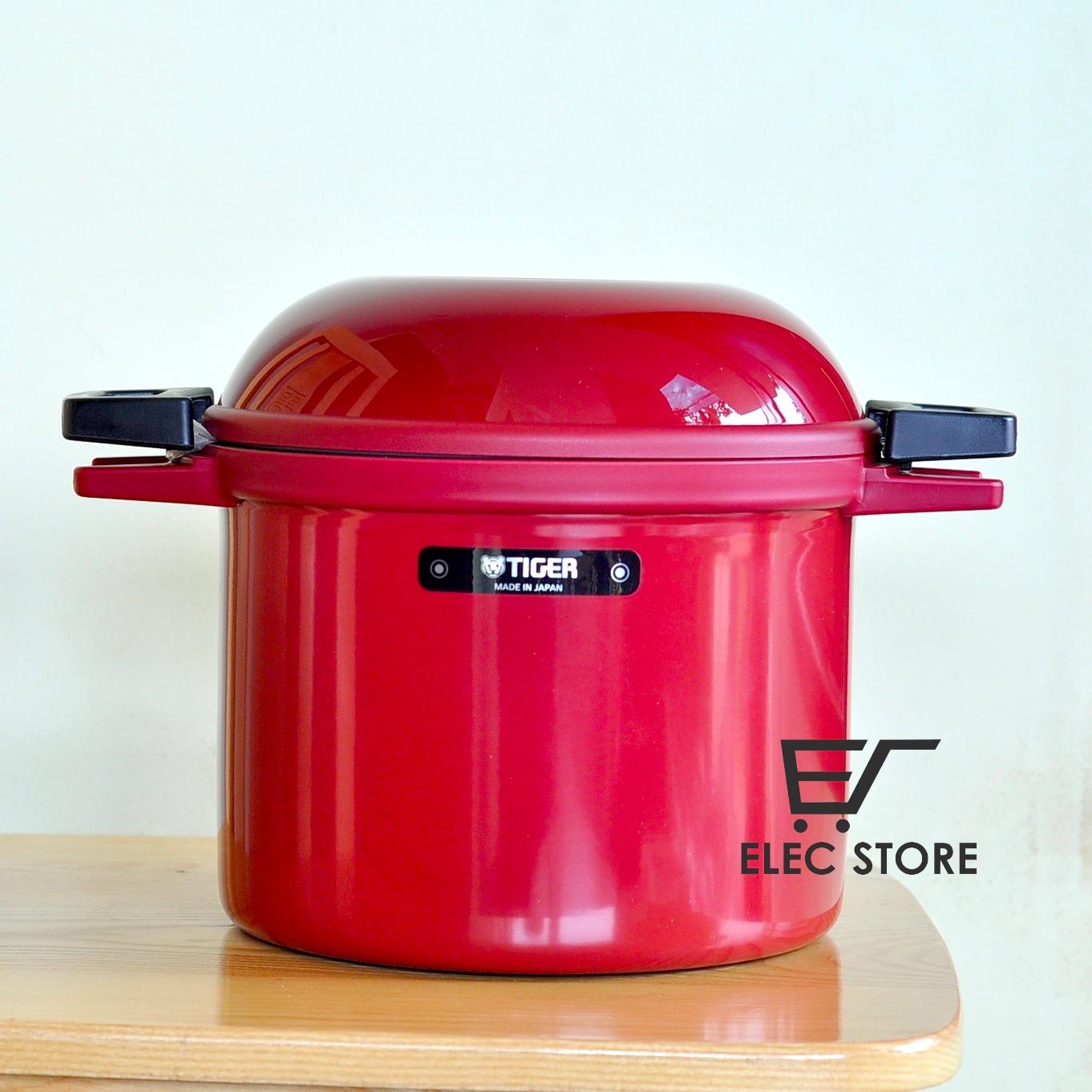 [Trả góp 0%]Nồi ủ nhiệt Tiger Model NFH G450 RJ đỏ