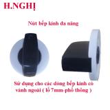 Combo 2 núm vặn, Nút bếp gas mặt kính đa năng), phụ kiện bếp gas
