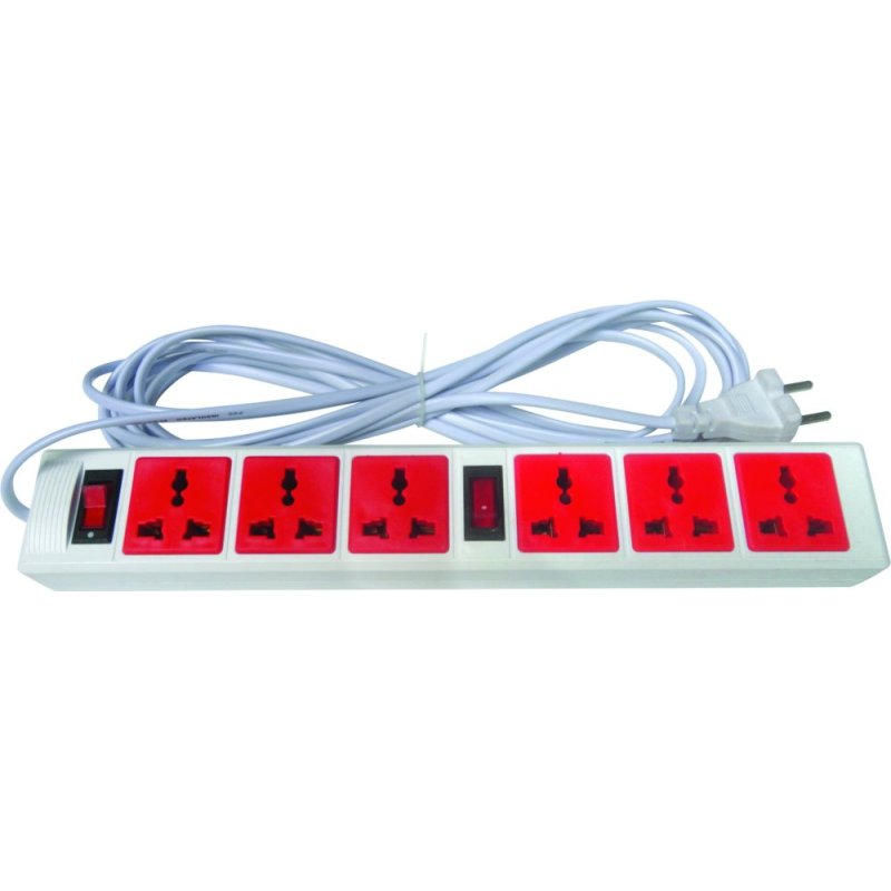 Bảng giá Mua Ổ cắm dài 6 lỗ đa năng cao cấp 5M - Trường Nhật Quang