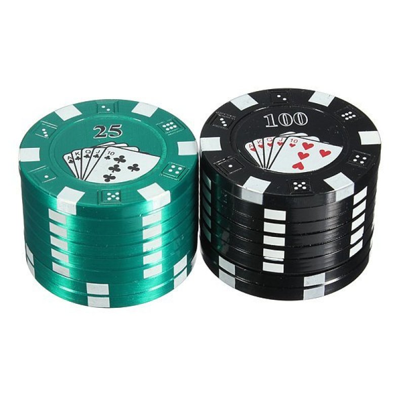 Giá bán Poker Chip 3 Layers Tobacco Herb Grinder - intl