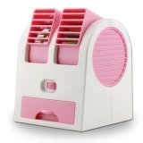 Quạt đá mini 3 trong 1 Clever Mart -  Quạt hơi nước mini có khay chứa đá - Quạt để bàn, Quạt USB, Quạt hơi nước mini 2 cửa chạy êm,sử dụng đá làm mát không khí(Màu ngẫu nhiên)