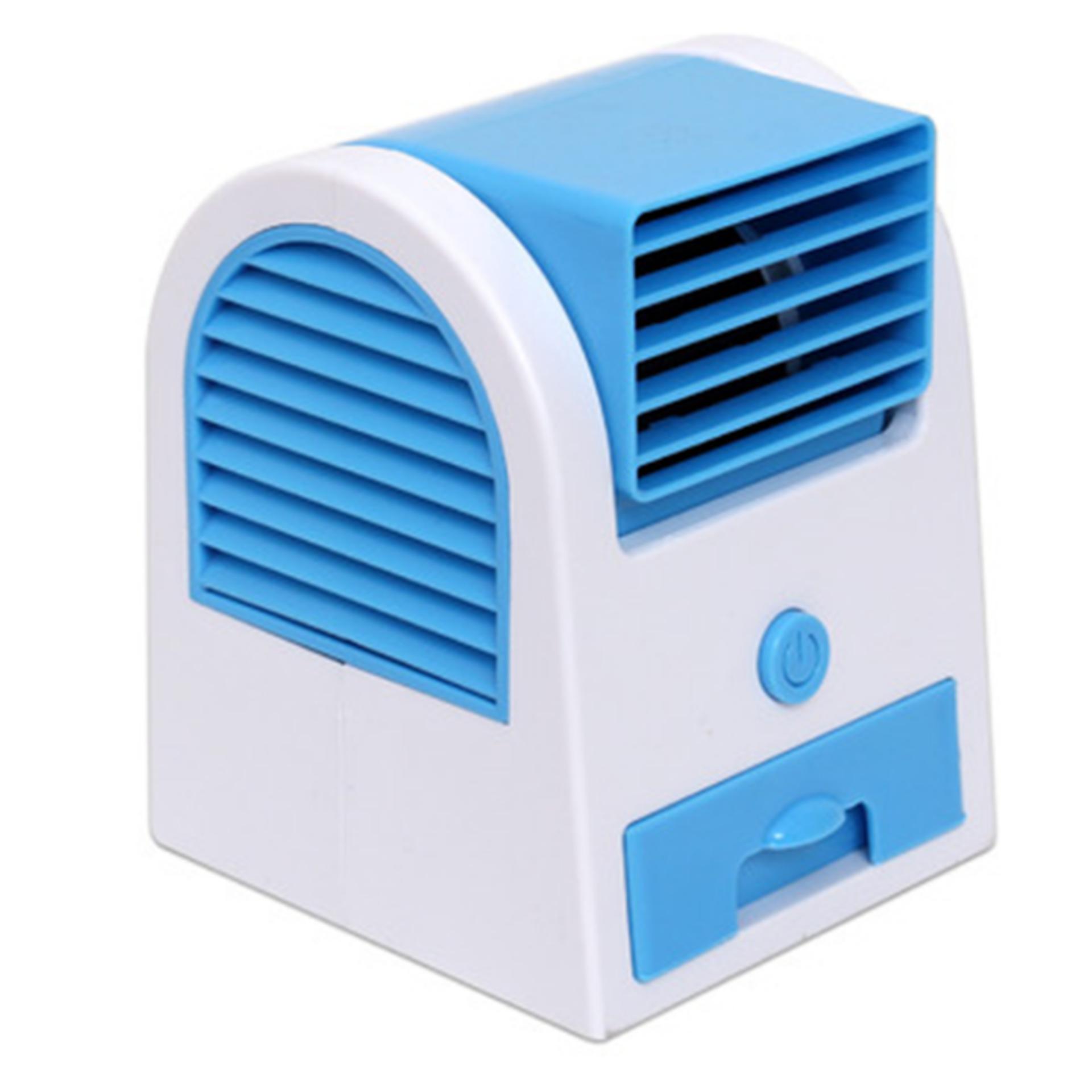 Quạt điều hòa hơi nước mini ngăn đá 1 cửa - Đồ Gia Dụng - Thiết Bị Gia Đình- Light blue - -206128-2 O -ZAPOLO