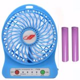 Quạt sạc mini đa năng siêu mát tặng 2 viên pin sạc 800mah
