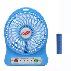 Quạt sạc pin 3 tốc độ tặng kèm 1pin sạc +1 dây sạc
