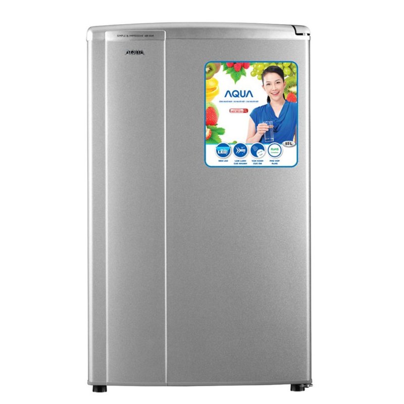 Tủ lạnh 1 cửa Aqua AQR - 95AR(SS) 90L (Bạc)