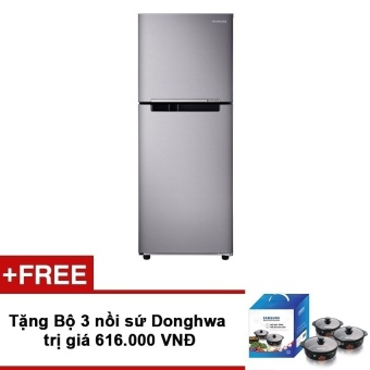 Tủ lạnh Digital Inverter Samsung RT20HAR8DSA/SV (203L) + Tặng Bộ 3 nồi sứ Donghwa trị giá 616,000 VNĐ  