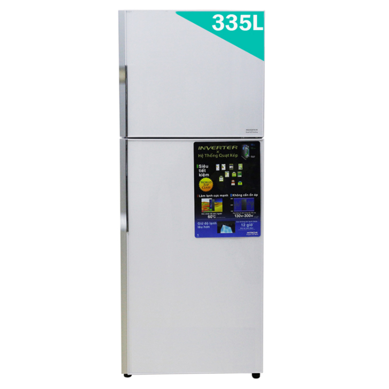 Tủ lạnh Hitachi R-VG400PGV3 (GPW) 335L (2 Cửa) (Bạc)