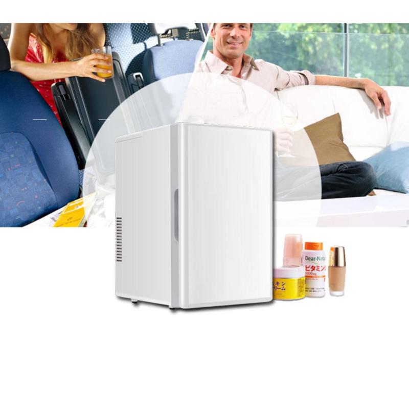 Tủ lạnh mini di động 18L nguồn 12V & 220V (Trắng)
