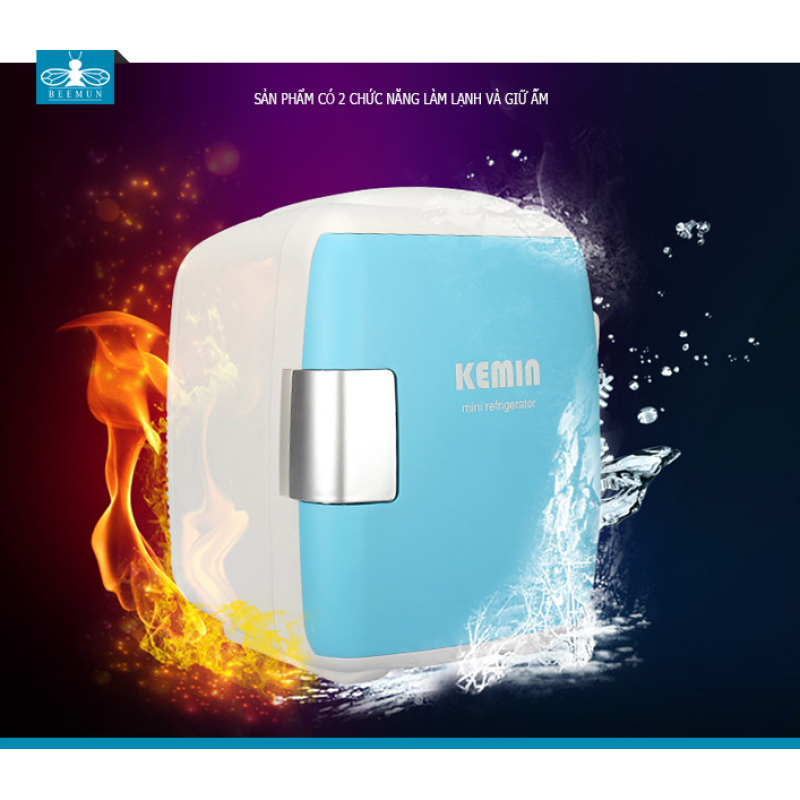 Tủ lạnh mini hộ gia đình và xe hơi Kemin (Xanh)