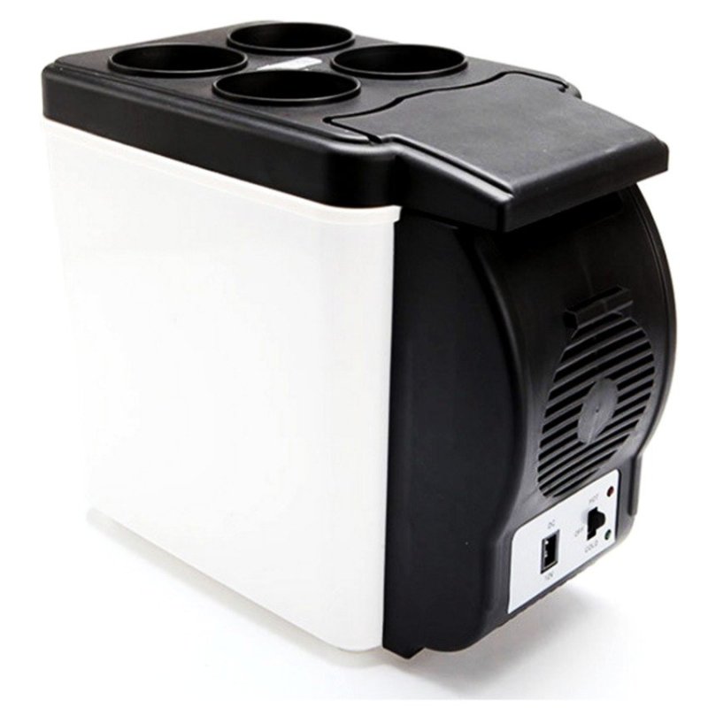 Tủ lạnh mini ô tô du lịch gia đình 206083 (Trắng) tặng xâu tiền ngũ đế cầu tài lộc
