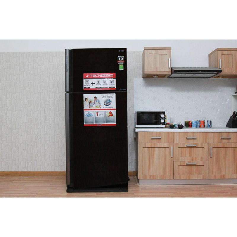 Tủ lạnh Sharp 585 lít SJ-XP590PG-BK (Đen)