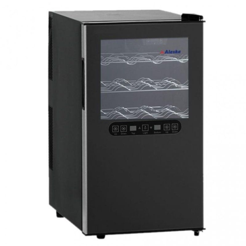 Tủ ướp rượu vang Alaska JC 18TB 18 chai (Đen)
