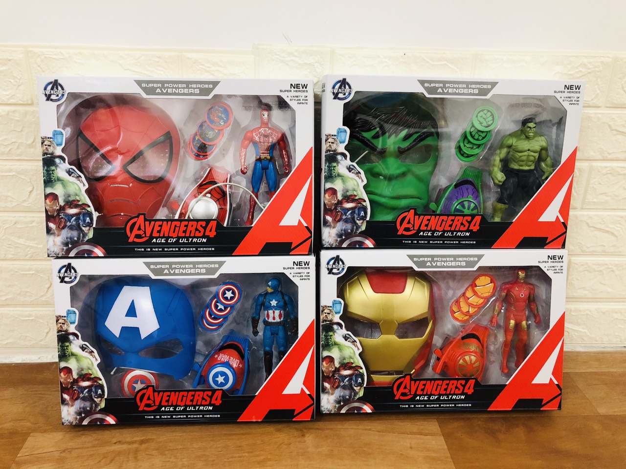 Đồ Chơi Siêu Nhân Mặt Nạ Và Nhân Vật Siêu Anh Hùng Avengers 4