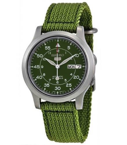 Đồng Hồ Nam Seiko 5 Quân Đội Automatic Japan Full Box