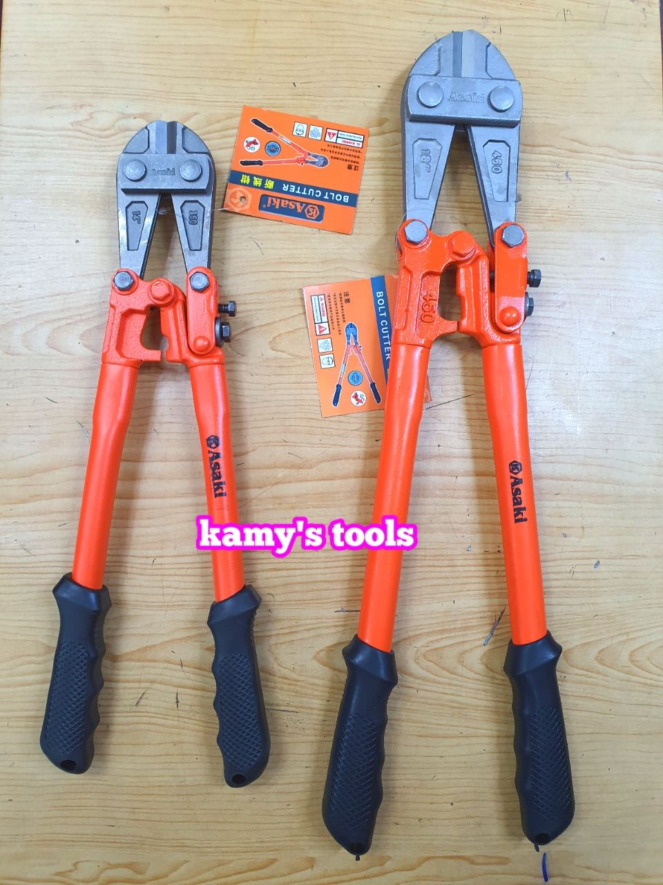 Kìm Cộng Lực Cắt Sắt Kẽm 14 Inch 350mm 18 Inch 450mm Asaki AK-0624 AK-0625