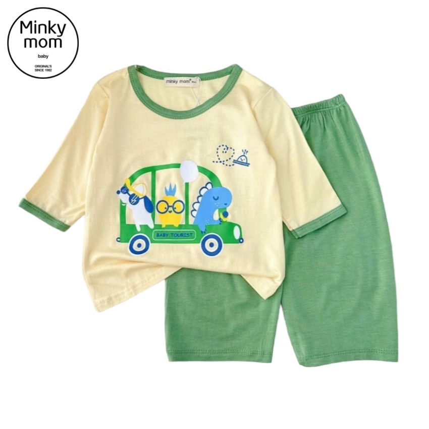 Bộ lửng thun lạnh Minky Mom cho bé 11-28 kg TD-IN92