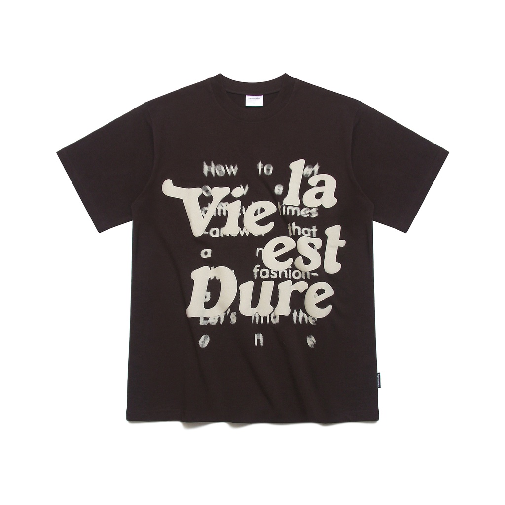 Áo thun tdd®️ lavie tee - nâu/ mocha brown