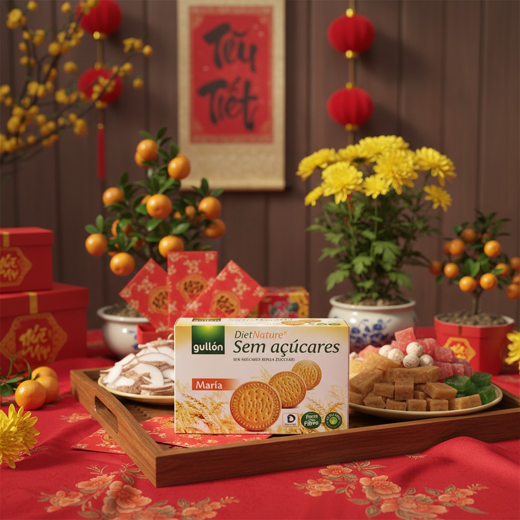 TẾT- BÁNH ĂN KIÊNG DIET NATURE GULLON MARIA 400GR C