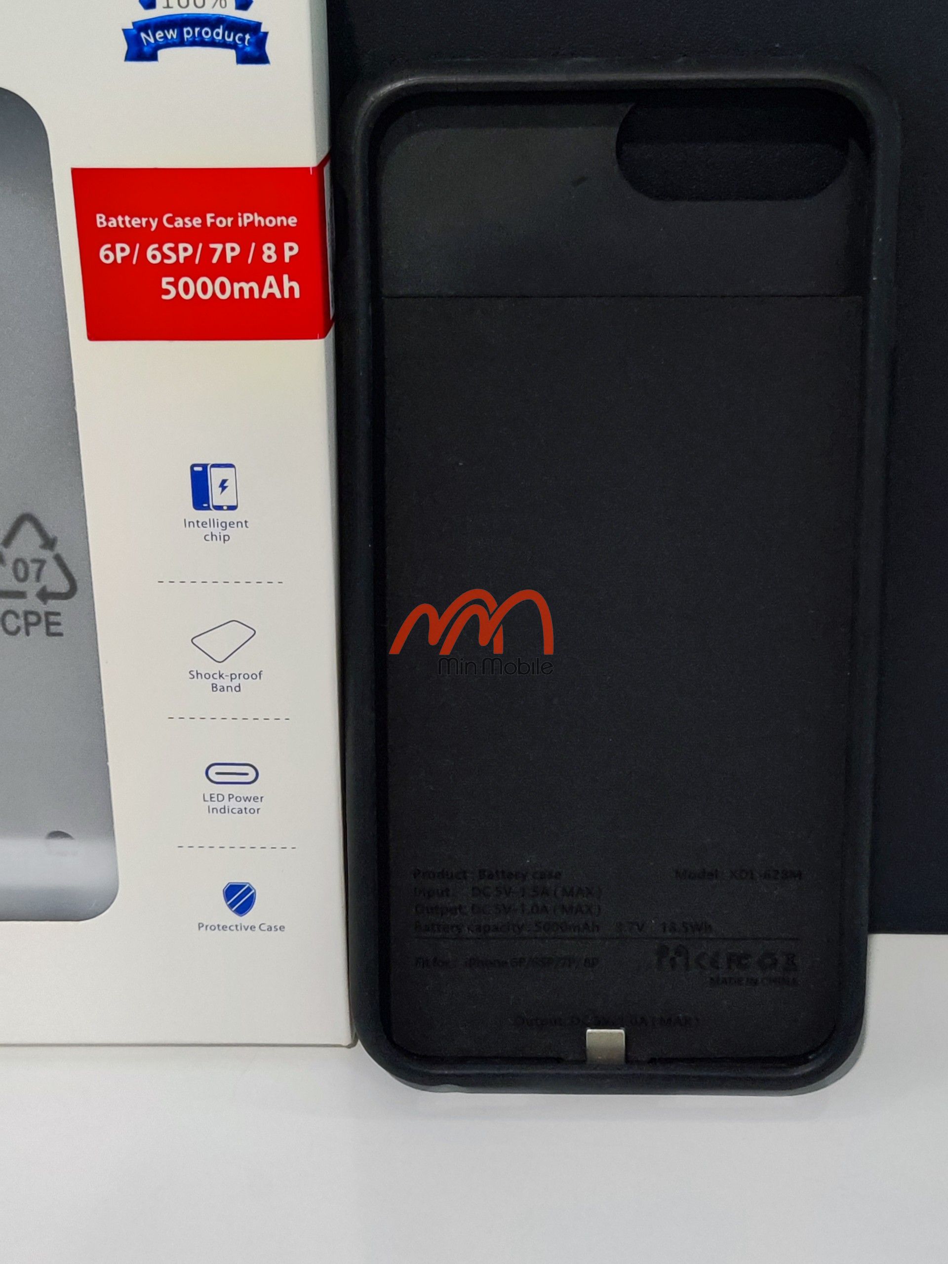 Ốp lưng kiêm sạc iPhone 7/ 8 Plus 5000mah hiệu NewDery