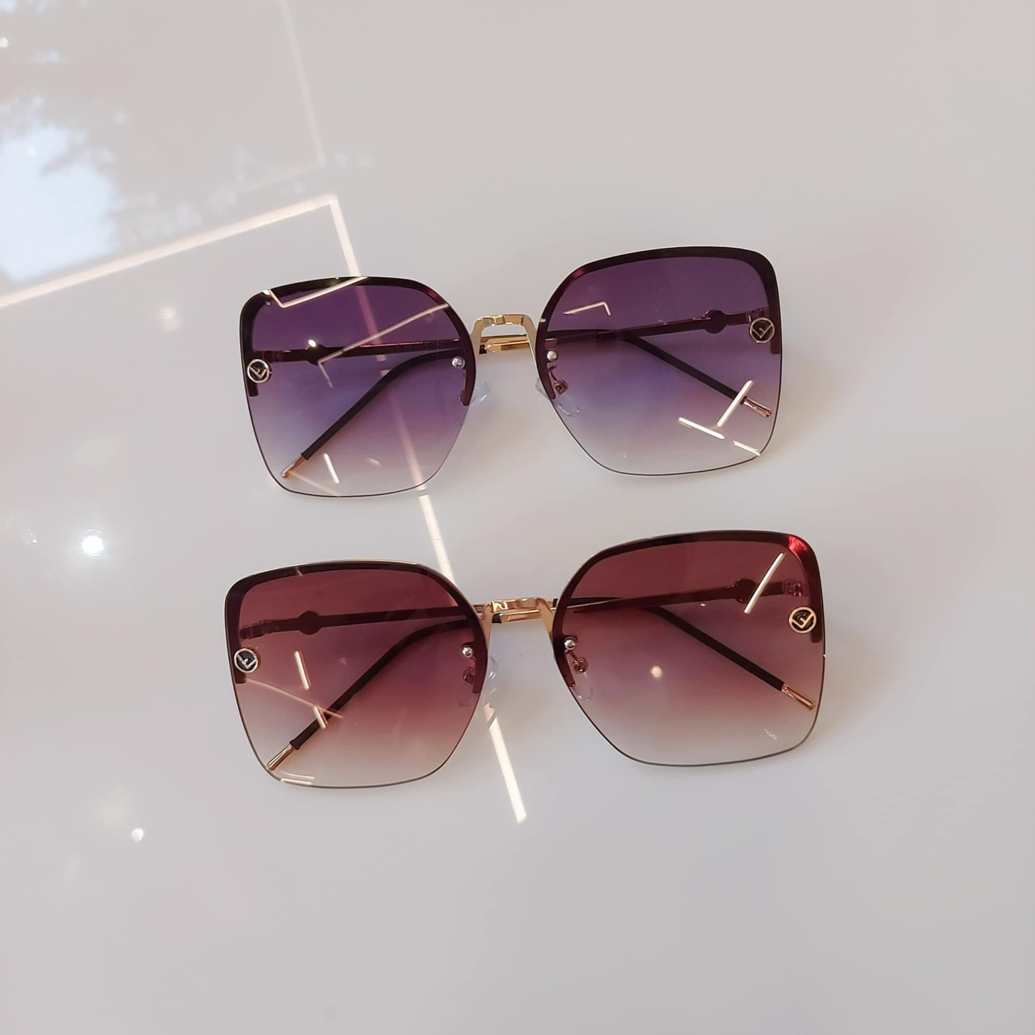 Kính râm nữ thời trang chống tia uv thiết kế sang chảnh mặt vuông thời thượng