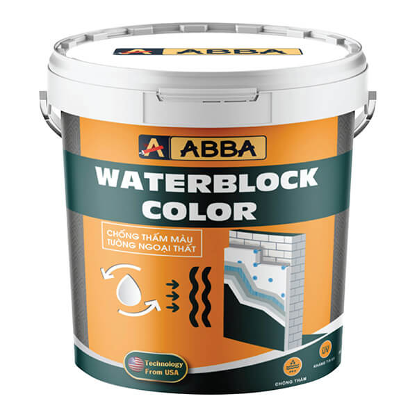Sơn chống thấm abba waterblock color _ 5 lít _ 18 lít