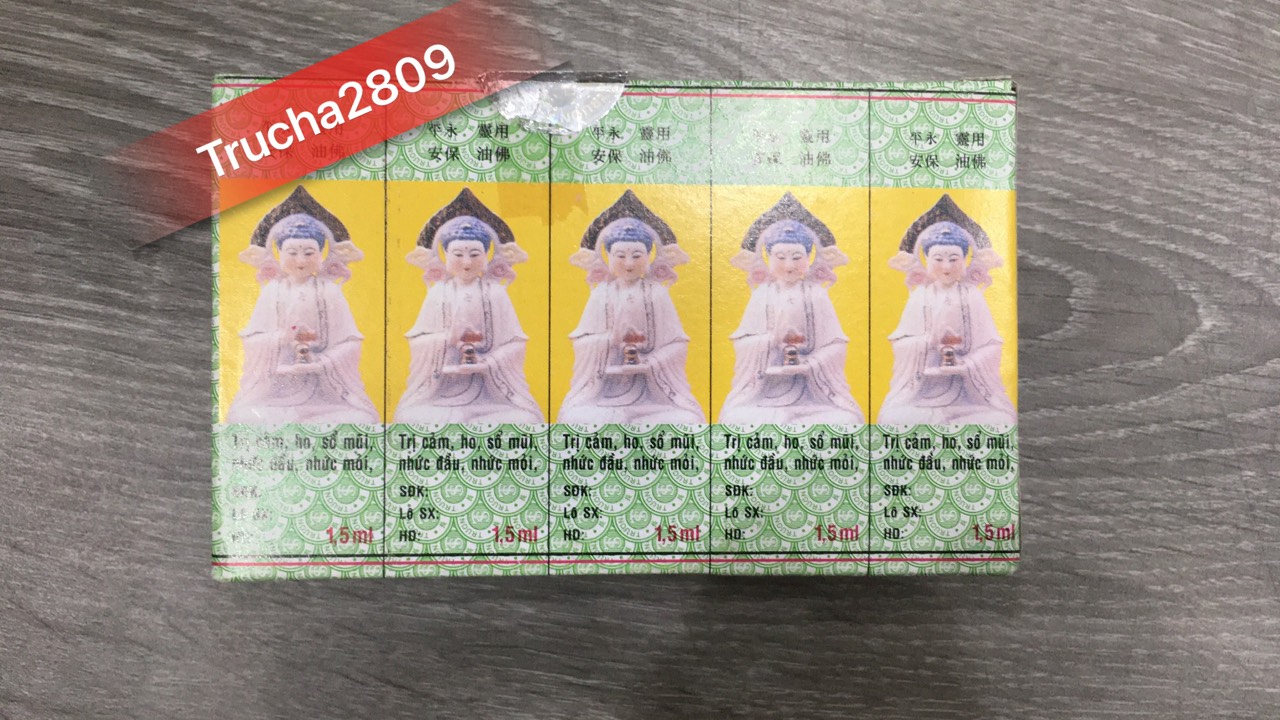 1 lốc 10 chai dầu phật linh trường sơn chai 1,5 ml - dpl 1,5 ml